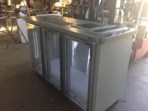 View of postmix fridge for page 7